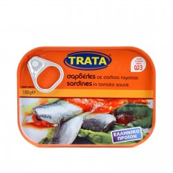 TRATA ΣΑΡΔΕΛΕΣ ΣΕ ΣΑΛΤΣΑ ΤΟΜΑΤΑΣ 100g