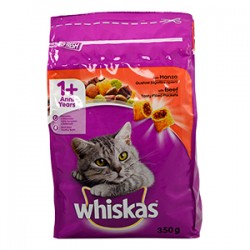 WHISKAS ΓΑΤΑΣ ΚΡΟΚΕΤΕΣ ΜΕ ΒΟΔΙΝΟ 350g