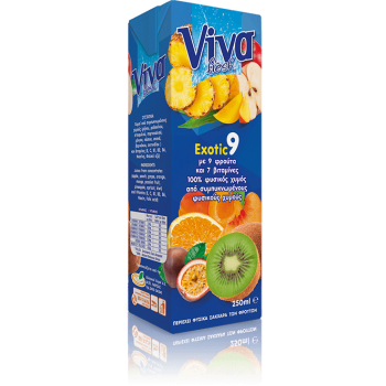 VIVA ΦΥΣΙΚΟΣ ΧΥΜΟΣ EXOTIC 9 250ml